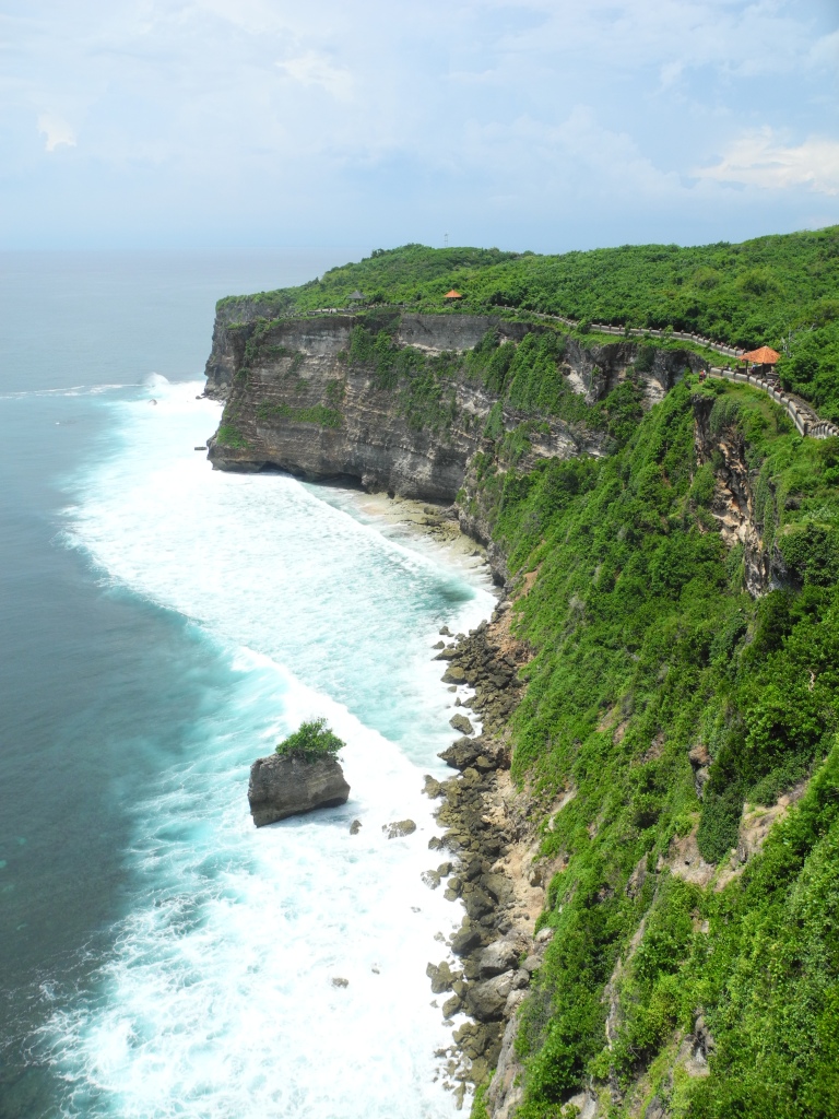 View from the cliffs at Uluwatu